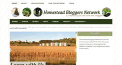 Desktop Screenshot of homesteadbloggersnetwork.com